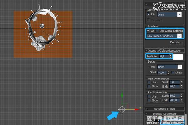 3dMax2010和Pawrapper制作抽象的油漆泄漏场景解析42