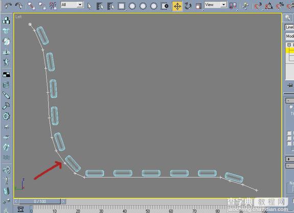 3DSMAX打造逼真的公园长椅建模7