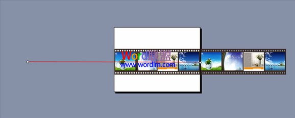 WPS演示中制作“胶卷循环播放”效果的详细步骤（图文）2