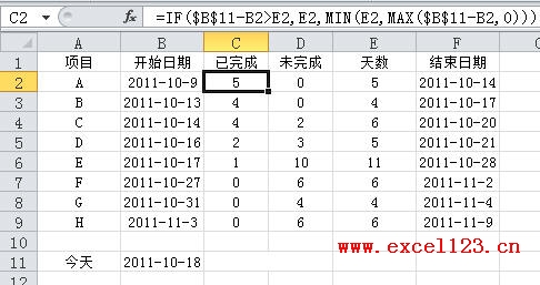 甘特图怎么画？Excel2010甘特图绘制方法（图文介绍）2