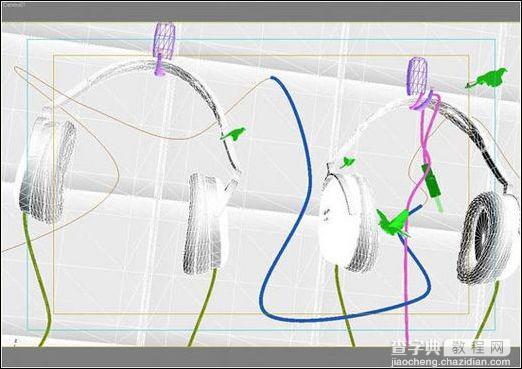 3ds Max制作悬挂在浴室内耳机的教程6