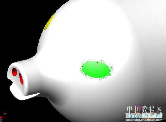 AutoCAD实体建模绘画一只猪23