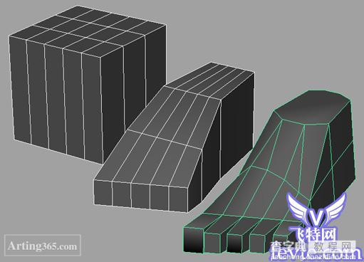 Maya初级建模教程:逼真的人脚建模制作过程3