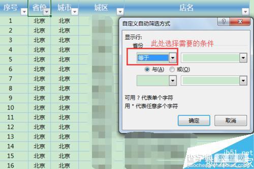 excel2013怎么进行文本筛选?excel文本筛选功能介绍5