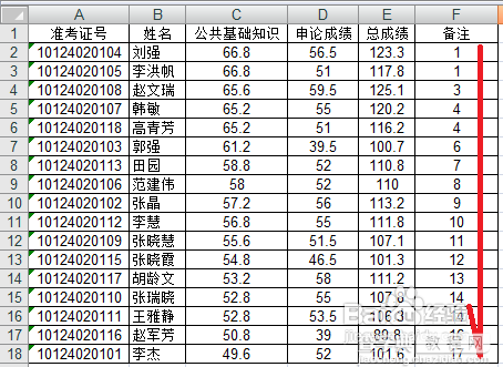 excel2007 表格排序实现方法6