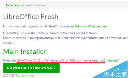 Win10中LibreOffice 5办公软件怎么下载安装？8