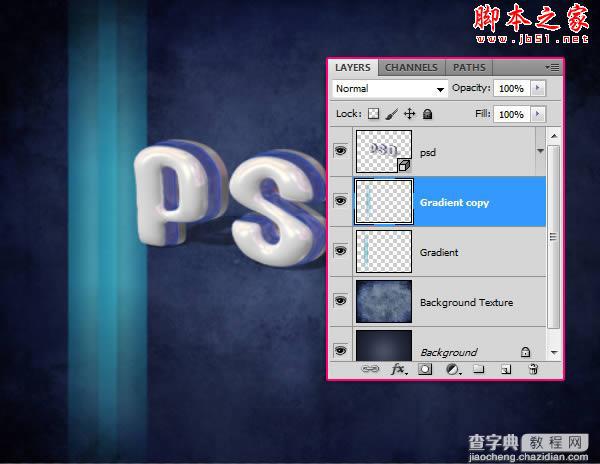 photoshop设计打造出清爽的塑料质感立体文字效果28