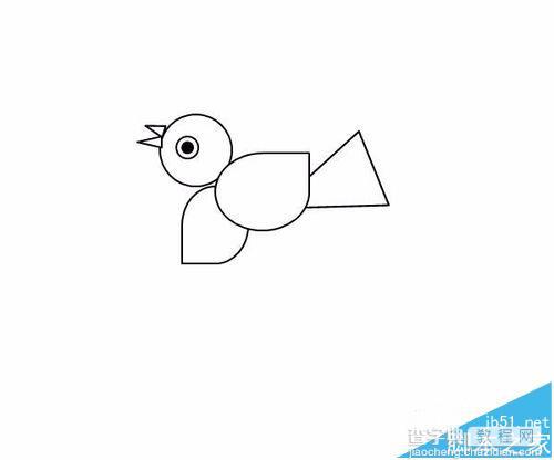 PPT中怎么绘制一只可爱的小鸟?1