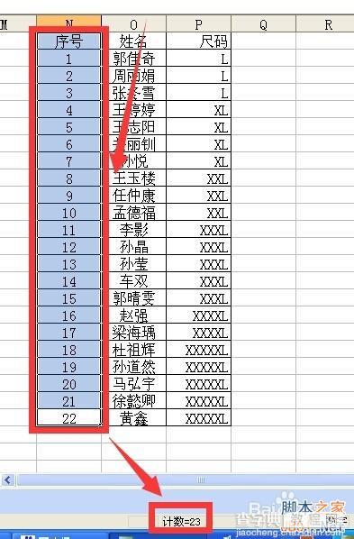 excel复制选区后粘贴效果几计数的显示规则教程1