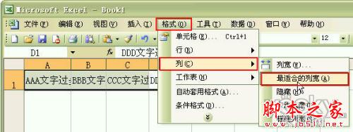 快速给Excel调整最合适行高和列宽的图文步骤4