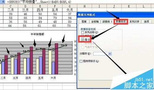 exce图表怎么添加系列并应用次坐标轴?8