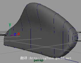 maya nurbs 汽车坐椅建模英文教程22