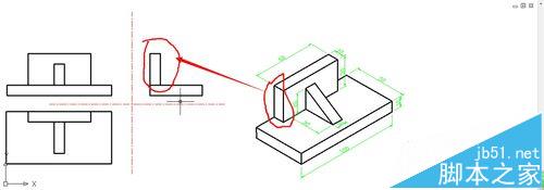 cad三视图的绘制的详细步骤17