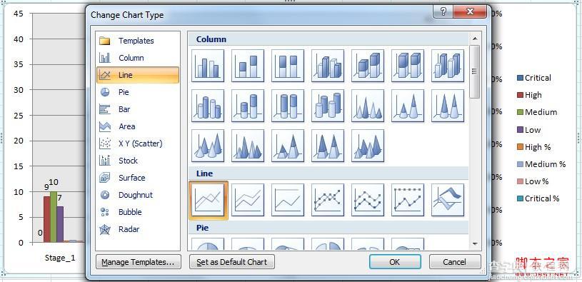 excel 双纵坐标 图文介绍excel 2007如何画双纵坐标图9