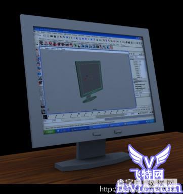 Maya建模:LCD显示器建模教程1