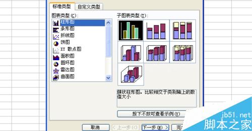 在excel中怎么自动生成图表?3