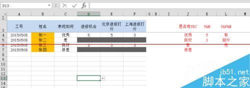 EXCEL怎么设置单元格条件控制后面是否能输入内容？1