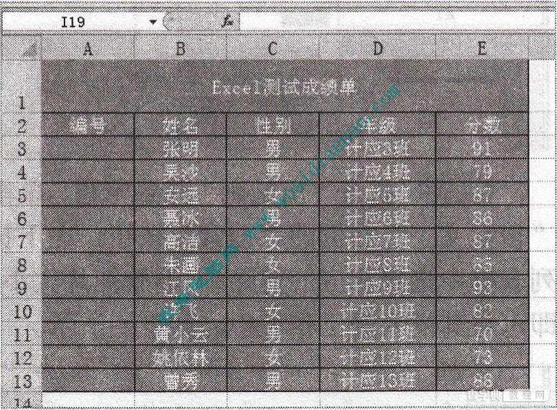 Excel中如何套用单元格样式2