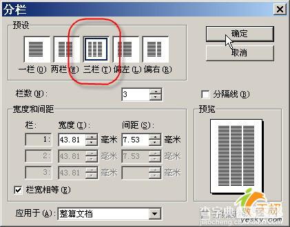 如何给WPS文档分栏设置让排版更完美3