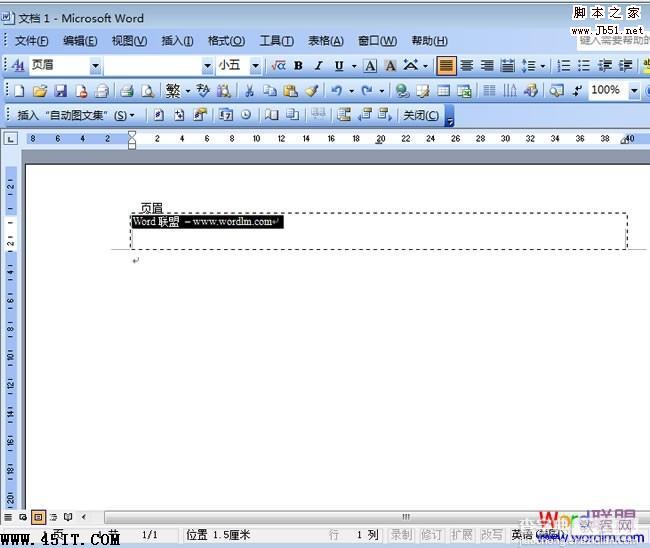 Word 2003中去掉和添加横线页眉页脚横线的方法6