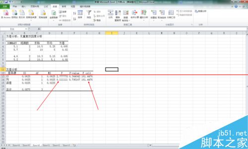Excel表格怎么做多因素方差分析？5