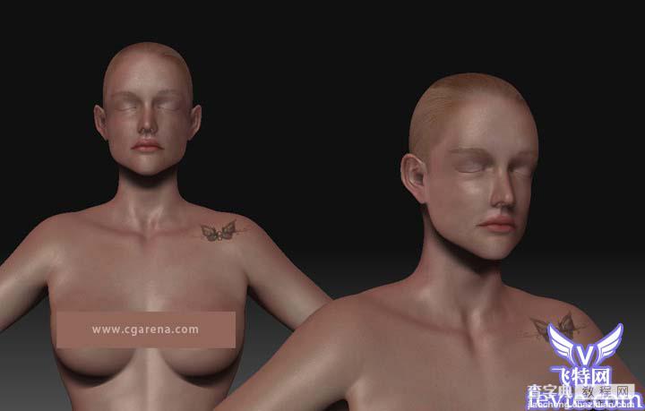 3DMAX加zbrush打造美人如花 GArena14