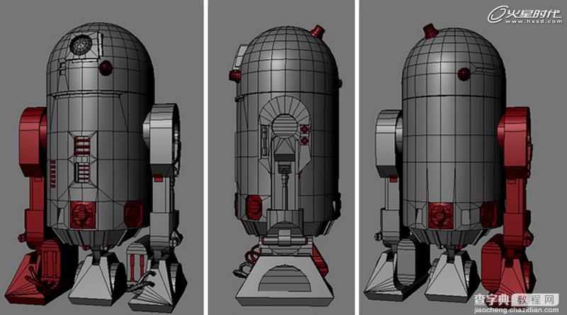 MAYA制作超酷的星球大战R2D2机器人5