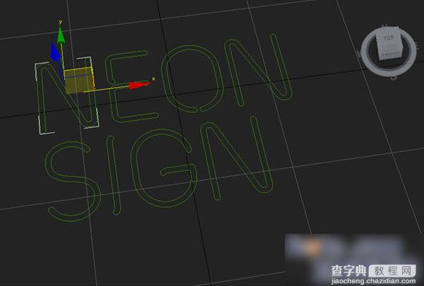 3DSMAX制作漂亮的霓虹灯艺术文字效果2