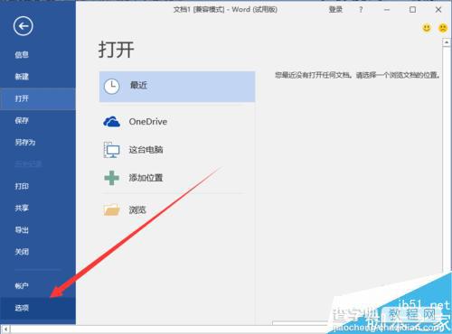 Word2016怎么把开发工具选项卡添加到到界面上并显示出来?4