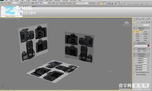 3dsmax制作数码单反照相机建模教程3
