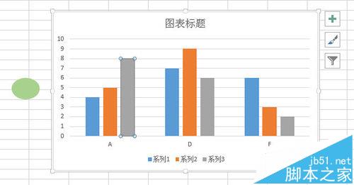 Excel图表怎么将柱形图表形状改变成心形显示?3