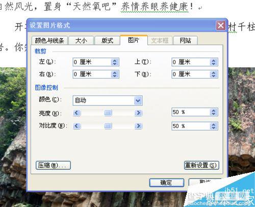 word2003图片太大怎么变小?word压缩图片图片方法3