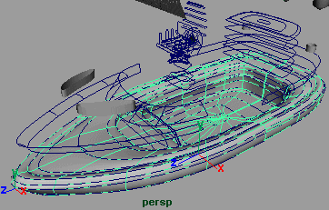 用maya 进行nurbs快艇设计思路及具体方法介绍4