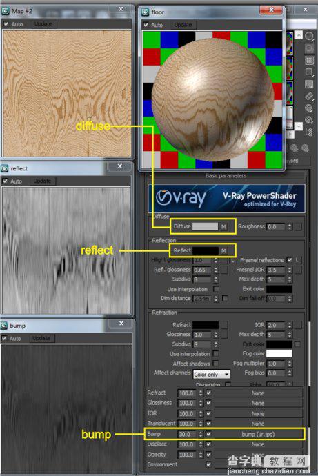 3DSMAX教程：3DSMAX书房材质贴图制作方法10