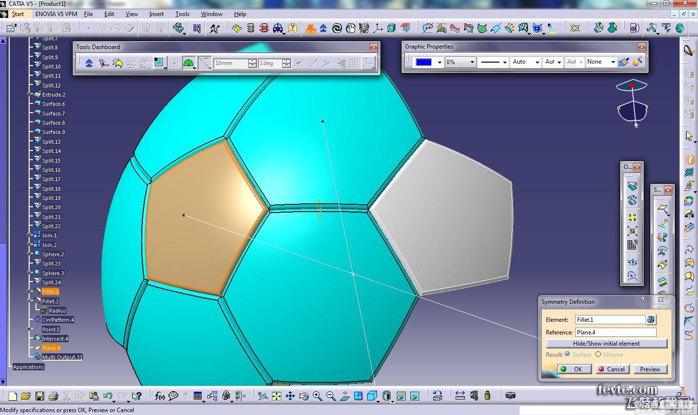 MAYA制作足球建模教程52