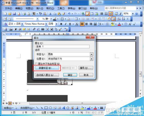 word2003怎么对图片进行自动编号呢?4