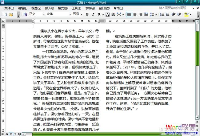 如何给word文档分栏的方法小结(word2003,word2007,word2010)7