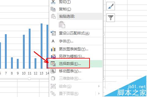 excel柱状图中怎么平均值参考线折线图?5