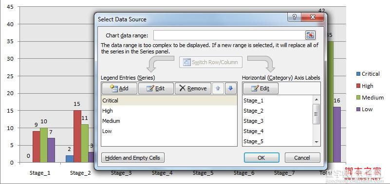 excel 双纵坐标 图文介绍excel 2007如何画双纵坐标图3