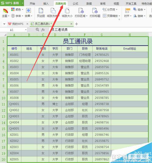 在WPS表格中如何设置打印区域?3