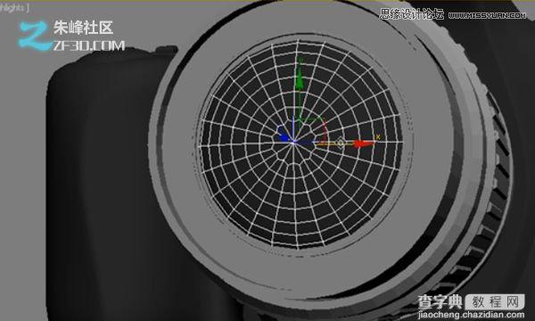 3dsmax制作数码单反照相机建模教程93