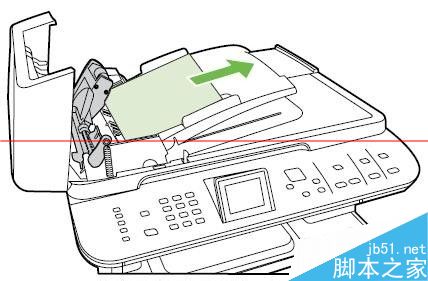 惠普hpCM1312、2320怎么清除ADF卡纸？3