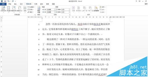 word2013文档怎么显示行号? word显示行号的教程4