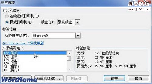 如何在Word2010文档中设置标签选项（图文教程）2