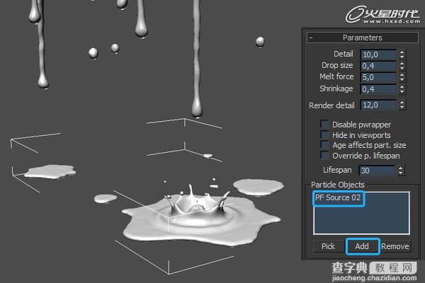 3dMax2010和Pawrapper制作抽象的油漆泄漏场景解析40