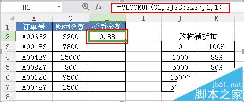 Excel怎么使用VLOOKUP函数计算折商品金额?6