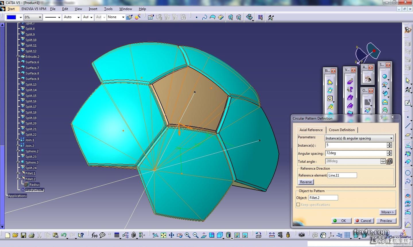 MAYA制作足球建模教程50