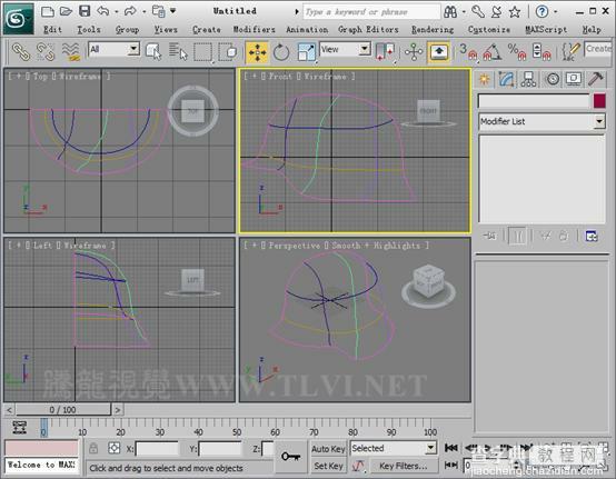 3dmax 2011 面片建模的基本操作方法15