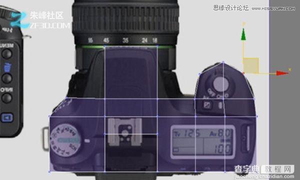 3dsmax制作数码单反照相机建模教程12