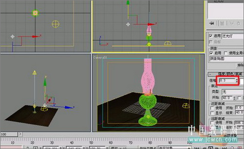 3Ds MAX制作光影逼真的3D怀旧煤油灯教程29